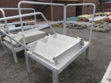 3-STEP ALUMINUM STAIR SET W/PLATFORM