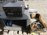 PALLET OF VHS MOVIES, DVD MOVIES, STEREO WIRING, PANASONIC MULTI LASER DISC PLAYER, UOCOPRO DIGITAL