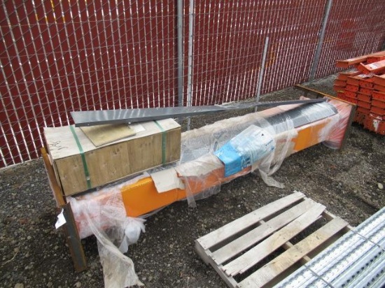 10,000# HEAVY DUTY TWO POST AUTO LIFT (UNUSED IN CRATE)