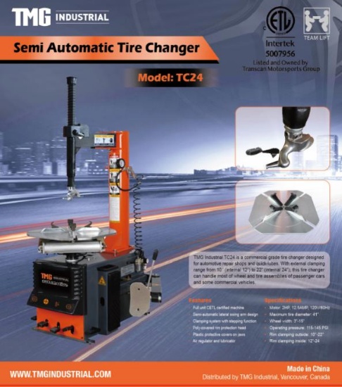 HEAVY DUTY TIRE CHANGER