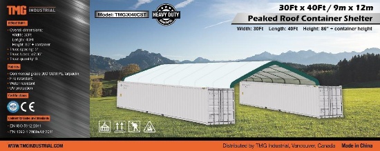 30' X 40' CONTAINER SHELTER