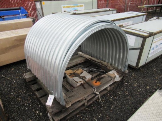 (19) GALVANIZED HALF CULVERTS