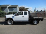 2006 FORD F-250 EXTENDED CAB UTILITY FLATBED