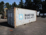 20' SHIPPING CONTAINER W/FORK POCKETS