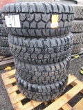 SET OF (4) HERCULES TERRA TRAC T/G MAX LT265/65R17 TIRES (UNUSED)