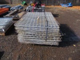 PALLET OF SHELVING RACKING DECKS