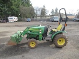 JOHN DEERE 2320 4 X 4 TRACTOR W/ FRONT LOADER