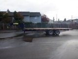 2005 GREAT NORTHWEST 8'X25' GOOSENECK TILT DECK TRAILER