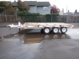 2000 MIGHTY MOVER 8'X16' FLATBED TRAILER