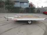 1993 SHORELAND'R 8' X 10' TILT DECK SNOWMOBILE TRAILER