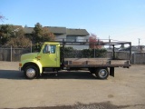 1993 INTERNATIONAL 4700LP FLATBED DUMP TRUCK