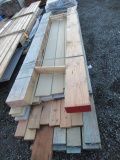 LOT OF ASSORTED LENGTH AND WIDTH LUMBER