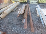 PALLET OF ASSORTED I-BEAMS, ANGLE IRON, C-CHANNEL & SQUARE TUBE