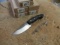 (5) KLECKER KNIVES DK-151-BK ABIQUA HUNTING KNIFE, 4'' FIXED BLADE, REMOVAB