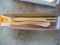 (2) KLECKER KLAX WOOD HANDLES