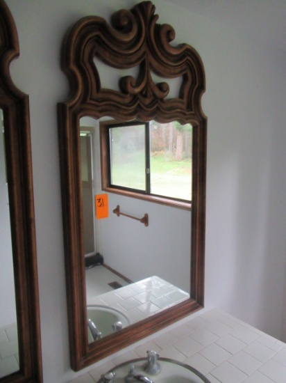 MIRROR W/ WOODEN FRAME