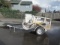 SPRAY FORCE MFG. TOWABLE DRY WALL TEXTURE MACHINE- ON A - SINGLE AXLE TRAILER
