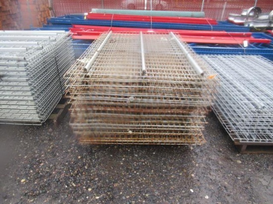 APPROX. (27) 46'' X 73'' WIRE MESH PALLET RACK DECKING