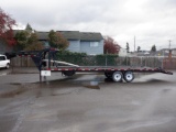 1990 ASSEMBLED 8' X 31' GOOSENECK FLATBED TRAILER