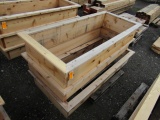 (3) 79'' X 35'' X 12'' CEDAR GARDEN BOXES