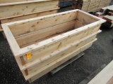 (3) 79'' X 35'' X 11'' CEDAR GARDEN BOXES