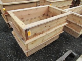 (3) 55'' X 35'' X 12'' CEDAR GARDEN BOXES