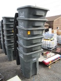 (6) TOTER, 96 GAL ROLLING GARBAGE CANS