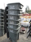 (6) TOTER, 96 GAL ROLLING GARBAGE CANS