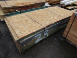 LOT OF (33) 4' X 9' X 7/16'' OSB