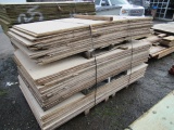 LOT OF (85) 4' X 8' SOFFIT BOARDS