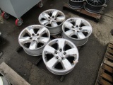 SET OF (4) 5 LUG DODGE WHEELS