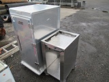 ALADDIN TEMP-RITE REFRIGERATOR & PUSH CART