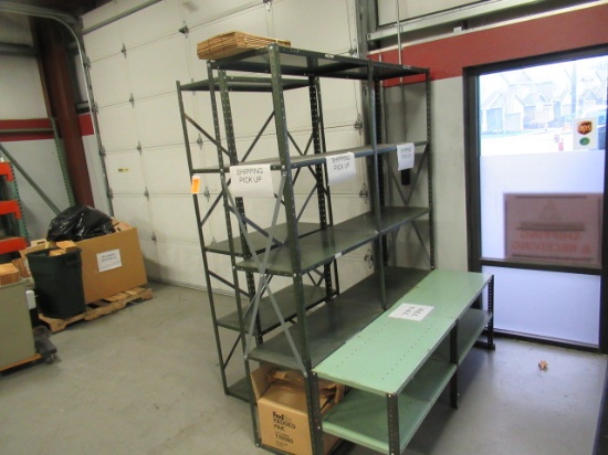 (3) ASSORTED SIZE METAL RACKS