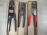 (3) ASSORTED HAND CRIMP TOOLS