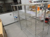 (2) 4 SHELF METRO RACKS