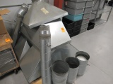 ASSORTED VENT HOODS & PIPING