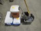 3 - Vintage coolers & mop bucket