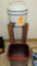 Waterpot & stand & garbage can
