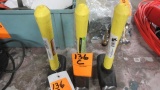 lot of 3 pittsburg 4 lb sledge hammers