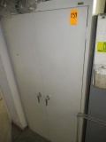 Sandusky metal 2 door locker 6'