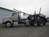 2012 Western Star 4900 SA Glider & 1985 Peerless Log Trailer