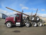 1998 Freightliner Conventional & 1974 Peerless Log Trailer