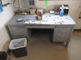 Metal desk