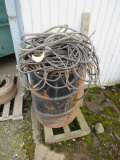Barrel of scrap & wire
