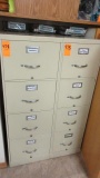 Lot of 2 4 drawer file cabinets