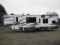 2015 DUTCHMAN VOLTAGE V3305 FIFTH WHEEL TOY HAULER W/ (3) SLIDES