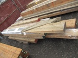 PALLET OF ASSORTED WOOD BEAMS