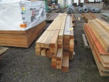 PALLET OF ASSORTED CEDAR BEAMS