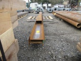 (2) 16'9'' STEEL I-BEAMS & 128'' STEEL SQUARE TUBE