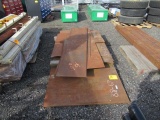 (11) VARIOUS SIZE STEEL PLATE STOCK